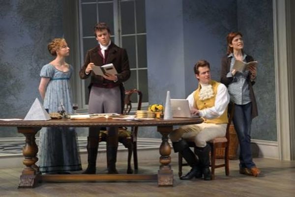 Rebekah Brockman (Thomasina Coverly), Jack Cutmore-Scott (Septimus Hodge), Adam O&aci Photo