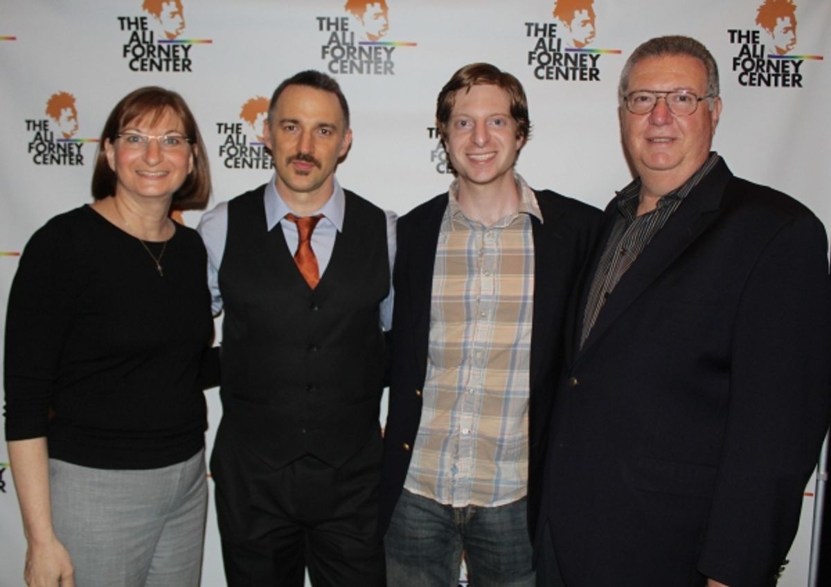 Carl Siciliano and the family of Tyler Clementi at 