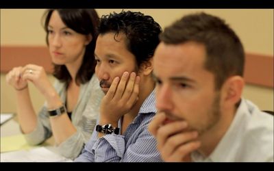 Andrea Hager, Victor Lirio, Josh Pultz Photo