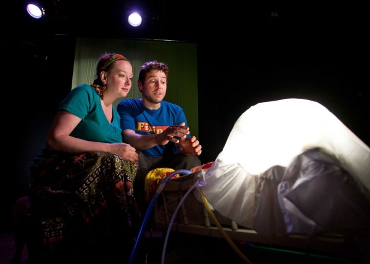 Kathy Logelin as Natalia; Jeff Trainor as Dave at 