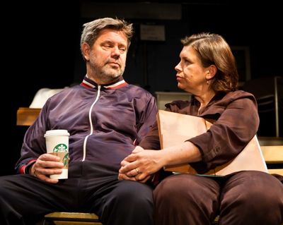 Meighan Gerachis as Helen; H.B. Ward as Reed Photo