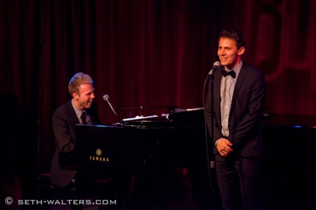 Justin Paul and Benj Pasek at 