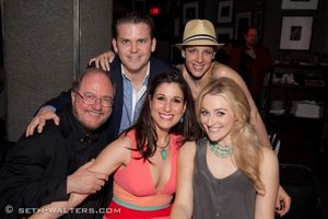 Rupert Holmes and the Cast of THE MYSTERY OF EDWIN DROOD Photo