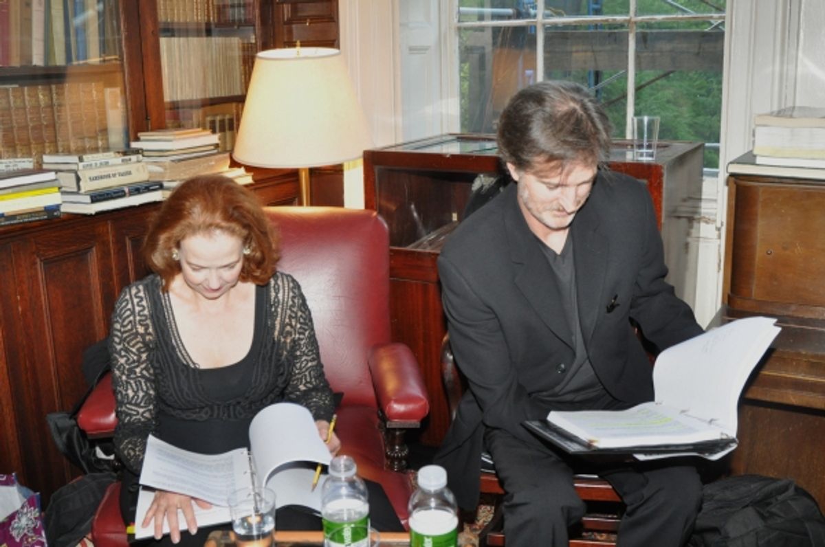 Harriet Harris and Matthew Suliivan at 