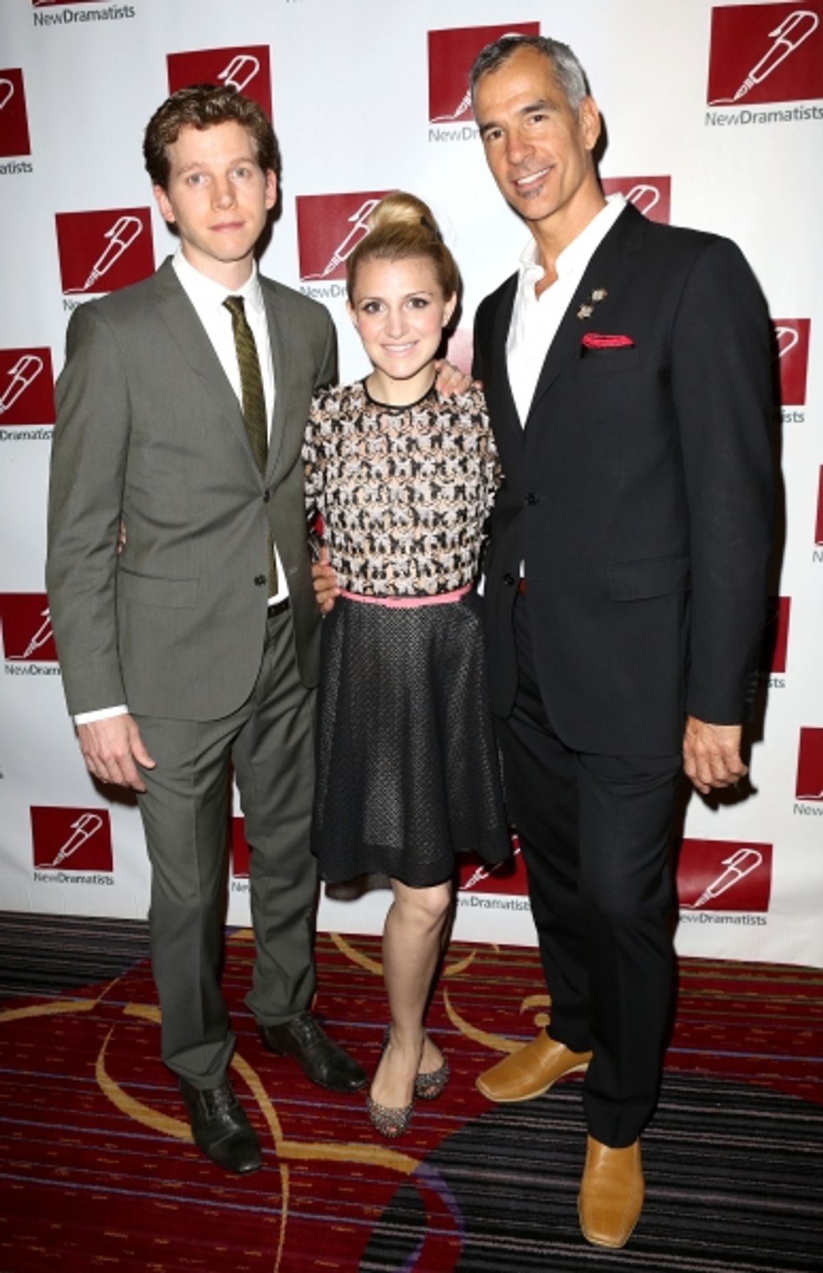 Stark Sands, Annaleigh Ashford, Jerry Mitchell  at 