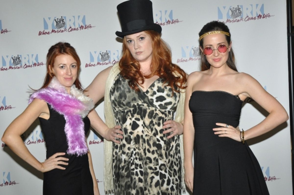 Kate Wetherhead, Katie Thompson and Hannah Elless at 