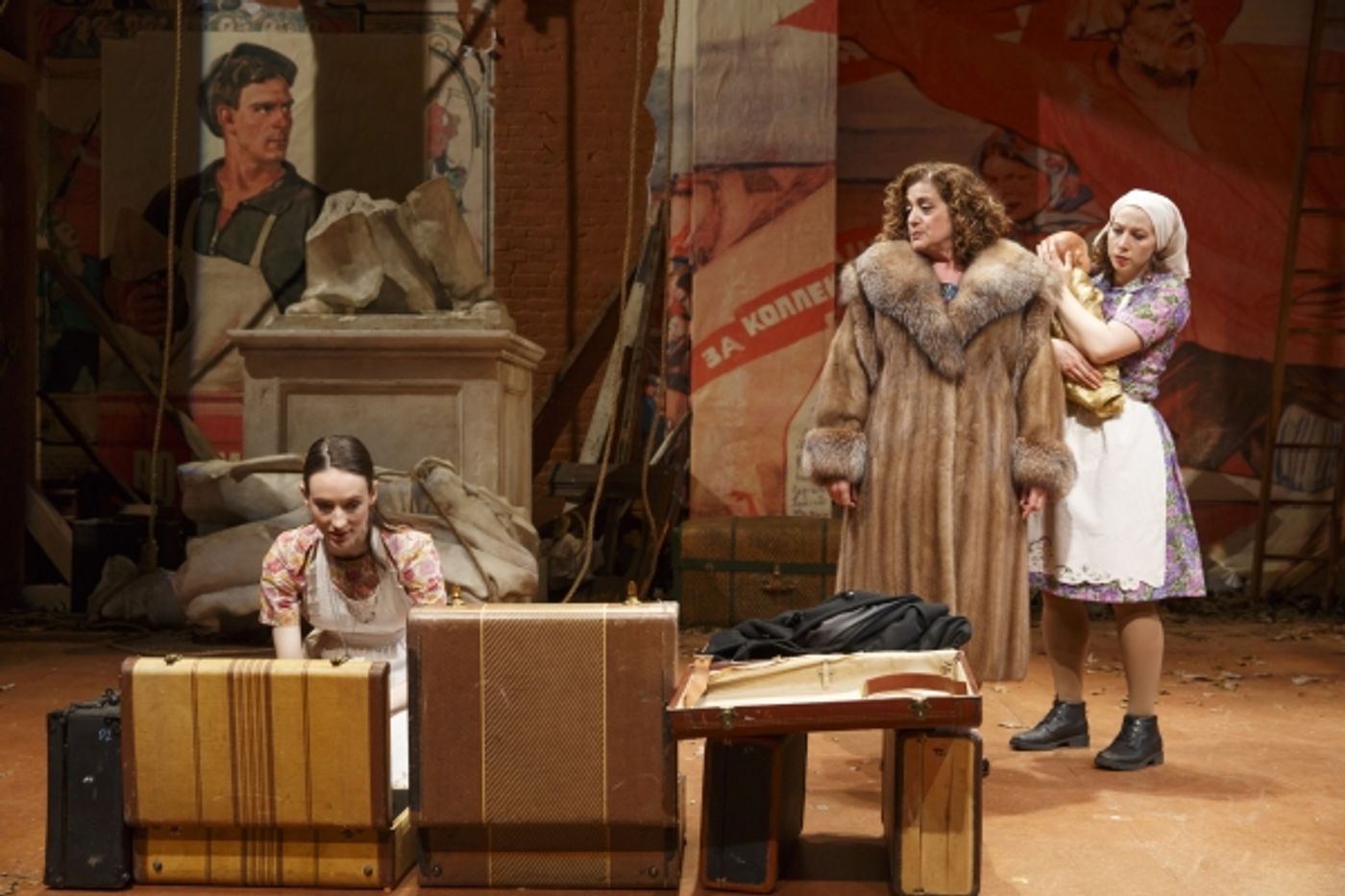 Photo Flash: First Look at Christopher Lloyd and More in Classic Stage's CAUCASIAN CHALK CIRCLE  Image