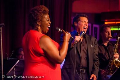 Capathia Jenkins and Clint Holmes Photo