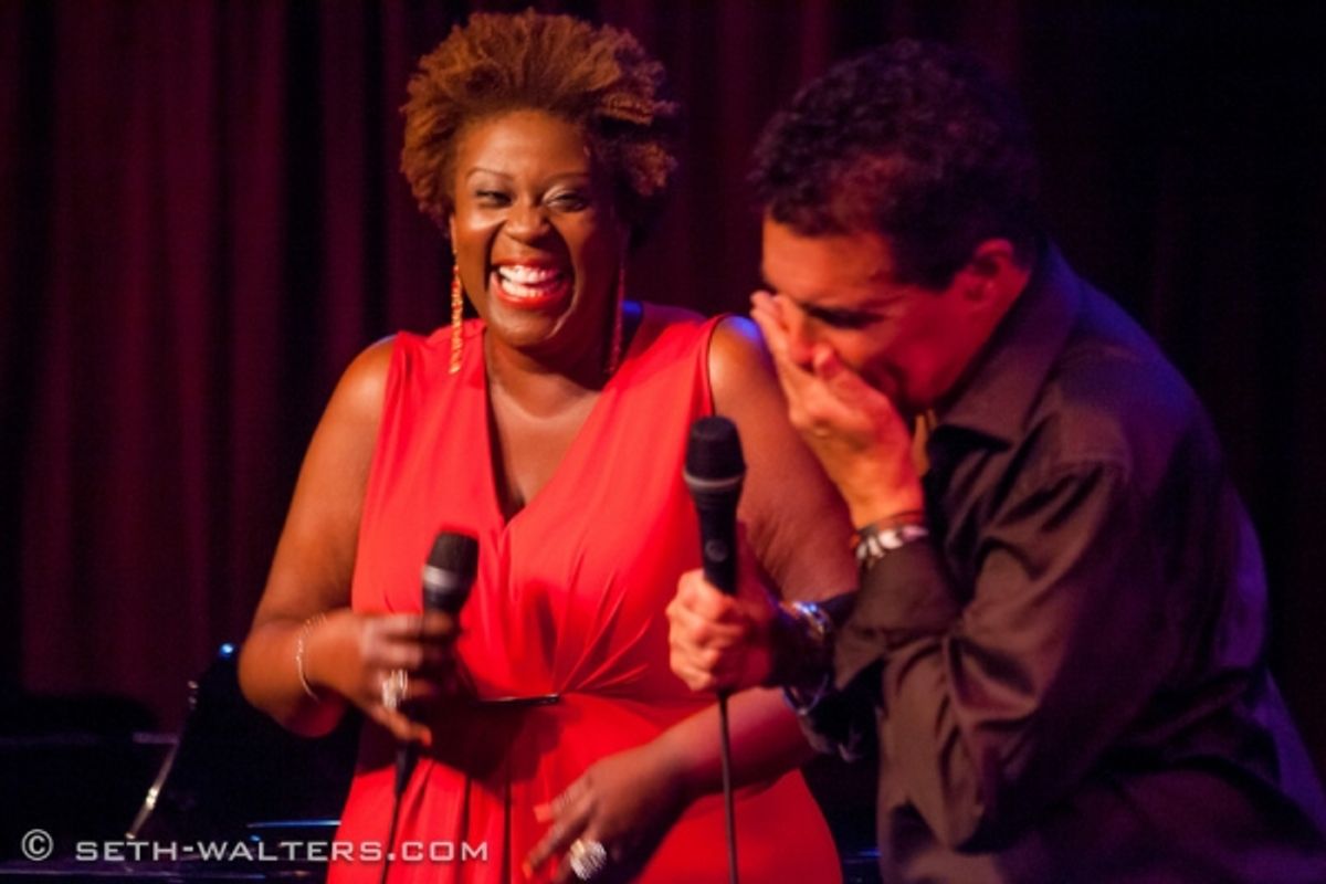 Capathia Jenkins and Clint Holmes at 