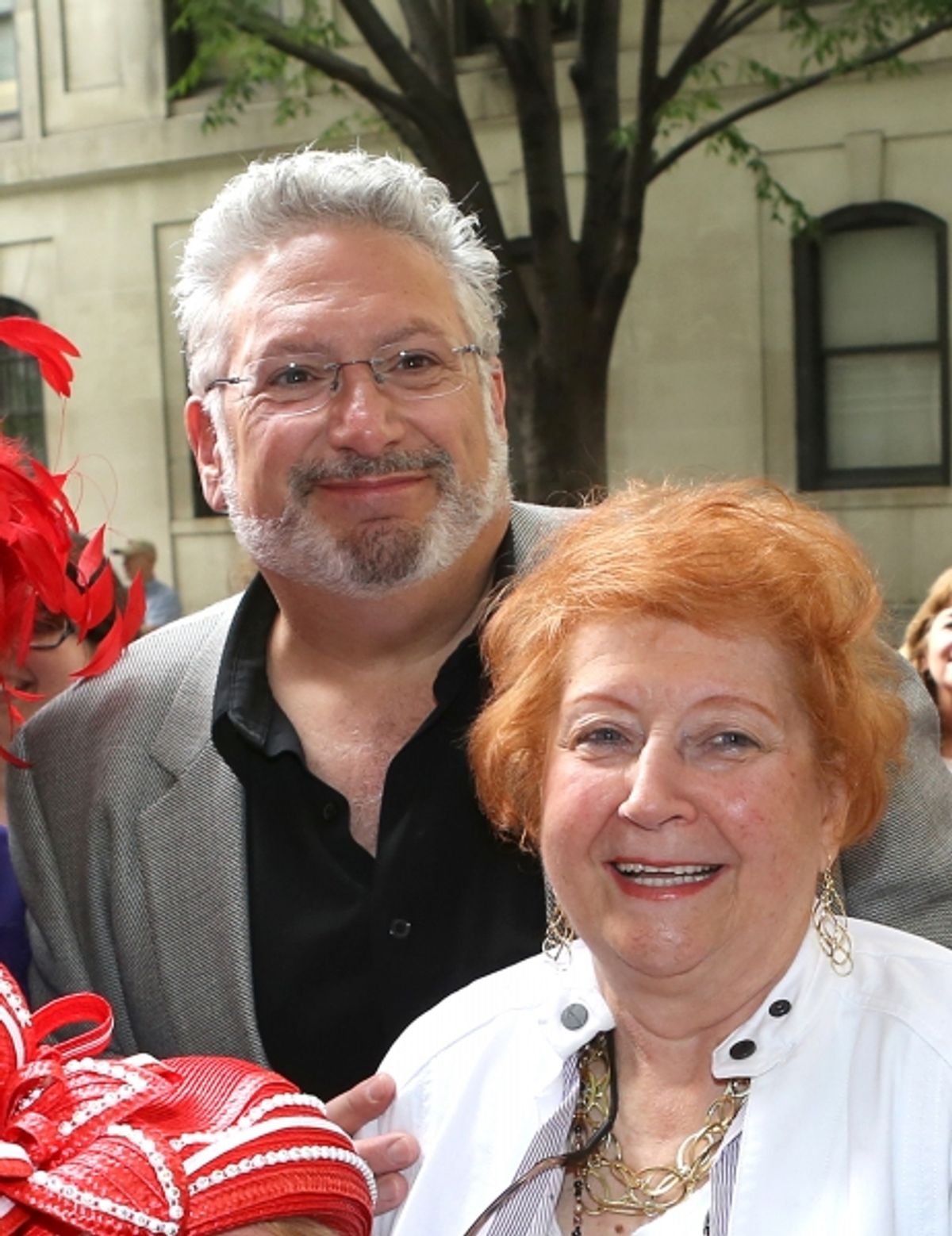 Harvey Fierstein with Cyndi Lauper''s Mother Catrine Lauper at 