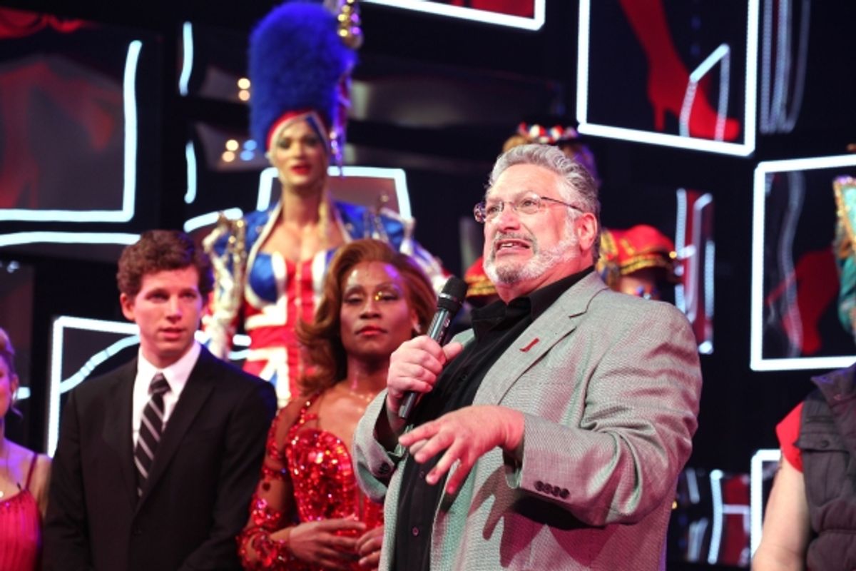Harvey Fierstein, Stark Sands, Billy Porter & the cast at 