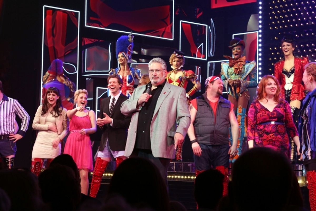 Harvey Fierstein & the cast  at 