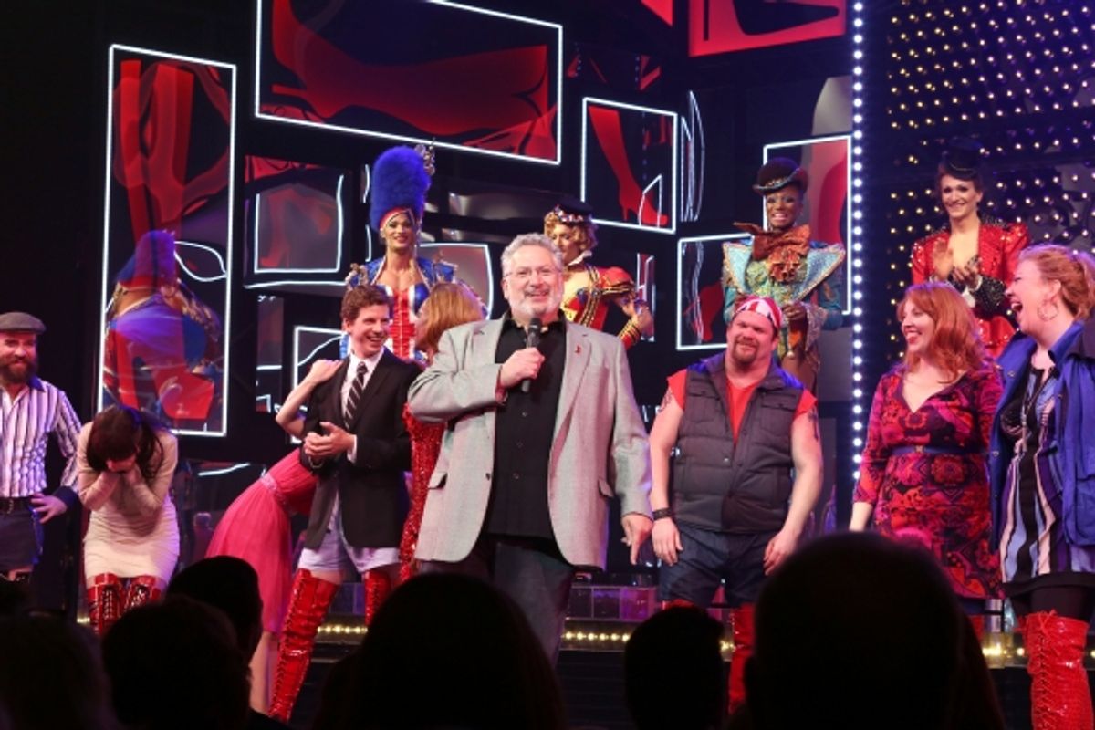 Harvey Fierstein & the cast  at 