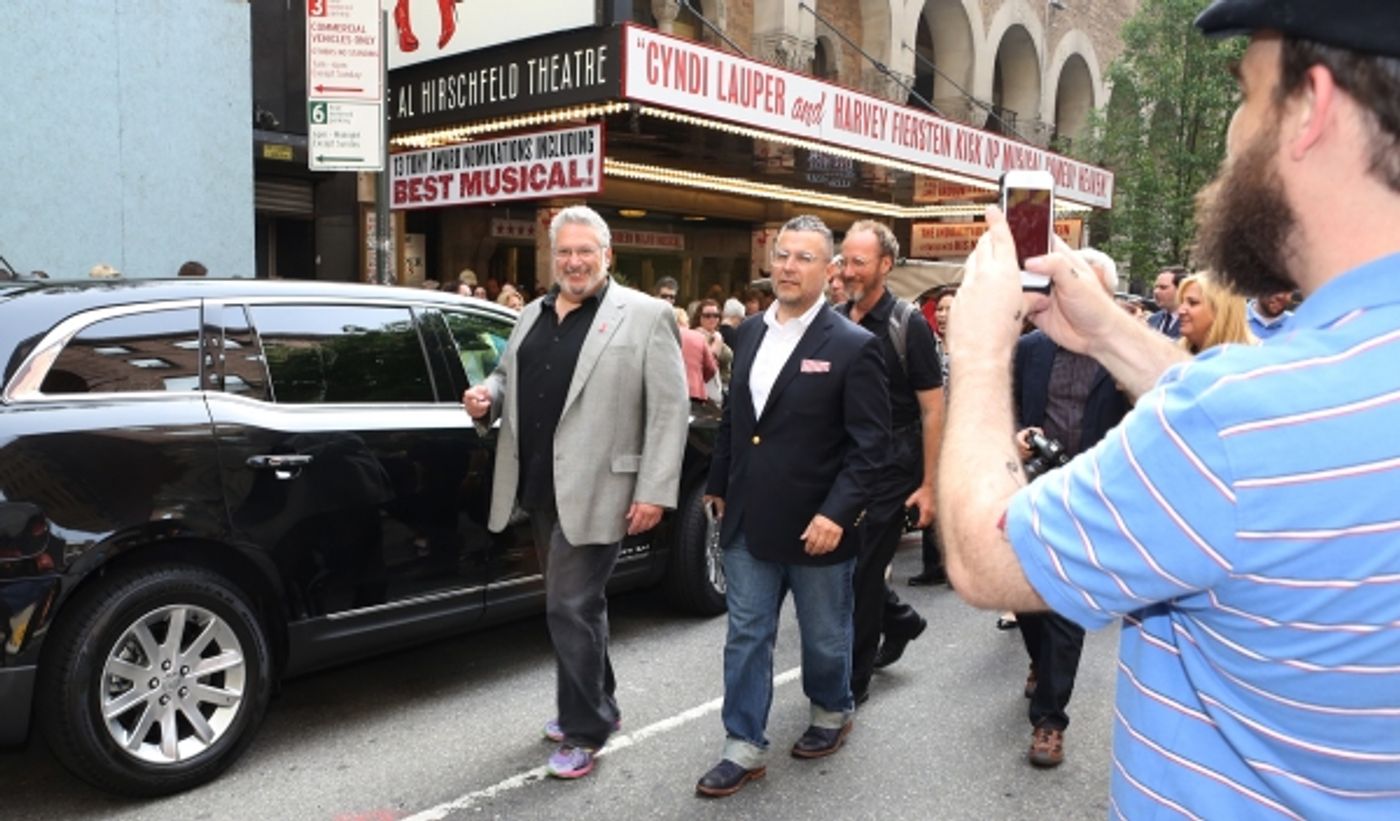 Photo Coverage: Harvey Fierstein and KINKY BOOTS Celebrate the Brooklyn Diner's New 'Harvey Hot Dog'!  Image