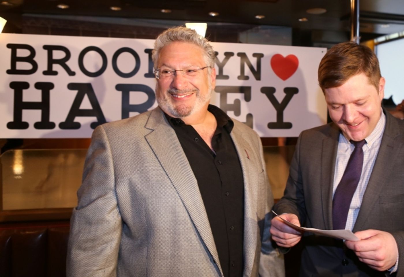 Photo Coverage: Harvey Fierstein and KINKY BOOTS Celebrate the Brooklyn Diner's New 'Harvey Hot Dog'!  Image