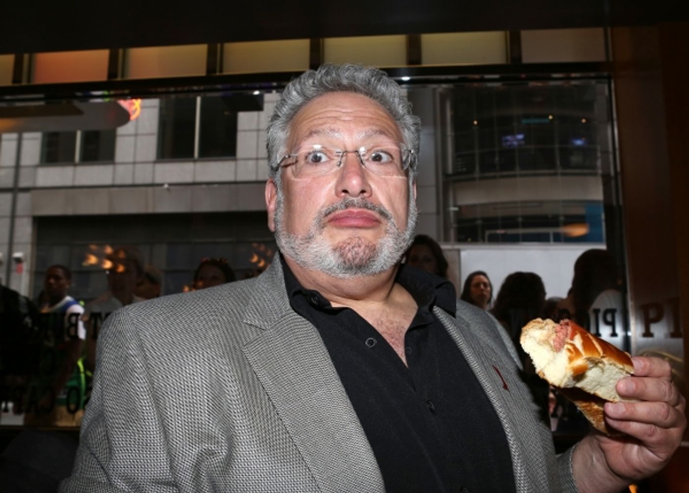 Photo Coverage: Harvey Fierstein and KINKY BOOTS Celebrate the Brooklyn Diner's New 'Harvey Hot Dog'!  Image