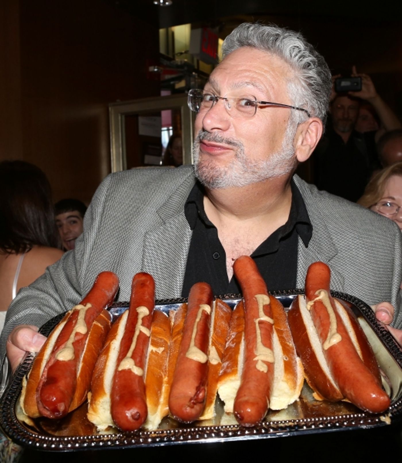 Photo Coverage: Harvey Fierstein and KINKY BOOTS Celebrate the Brooklyn Diner's New 'Harvey Hot Dog'!  Image