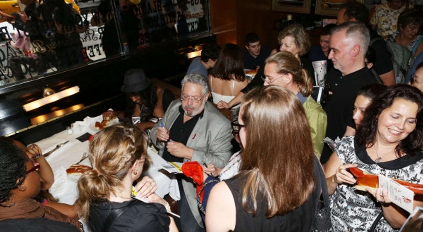Photo Coverage: Harvey Fierstein and KINKY BOOTS Celebrate the Brooklyn Diner's New 'Harvey Hot Dog'!  Image