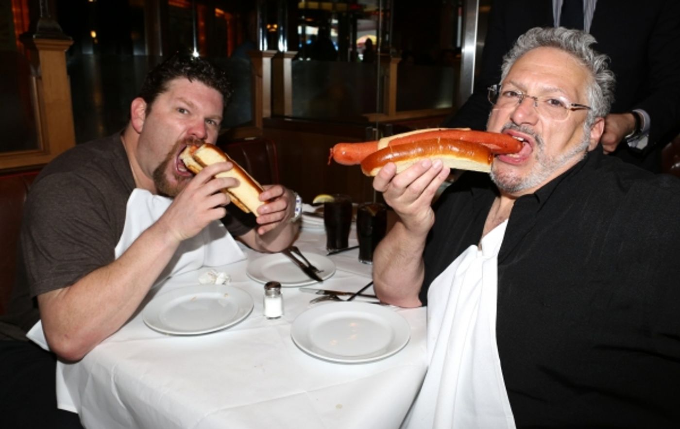 Photo Coverage: Harvey Fierstein and KINKY BOOTS Celebrate the Brooklyn Diner's New 'Harvey Hot Dog'!  Image
