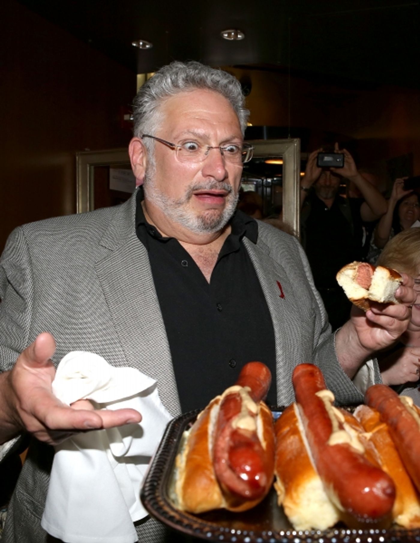Photo Coverage: Harvey Fierstein and KINKY BOOTS Celebrate the Brooklyn Diner's New 'Harvey Hot Dog'!  Image