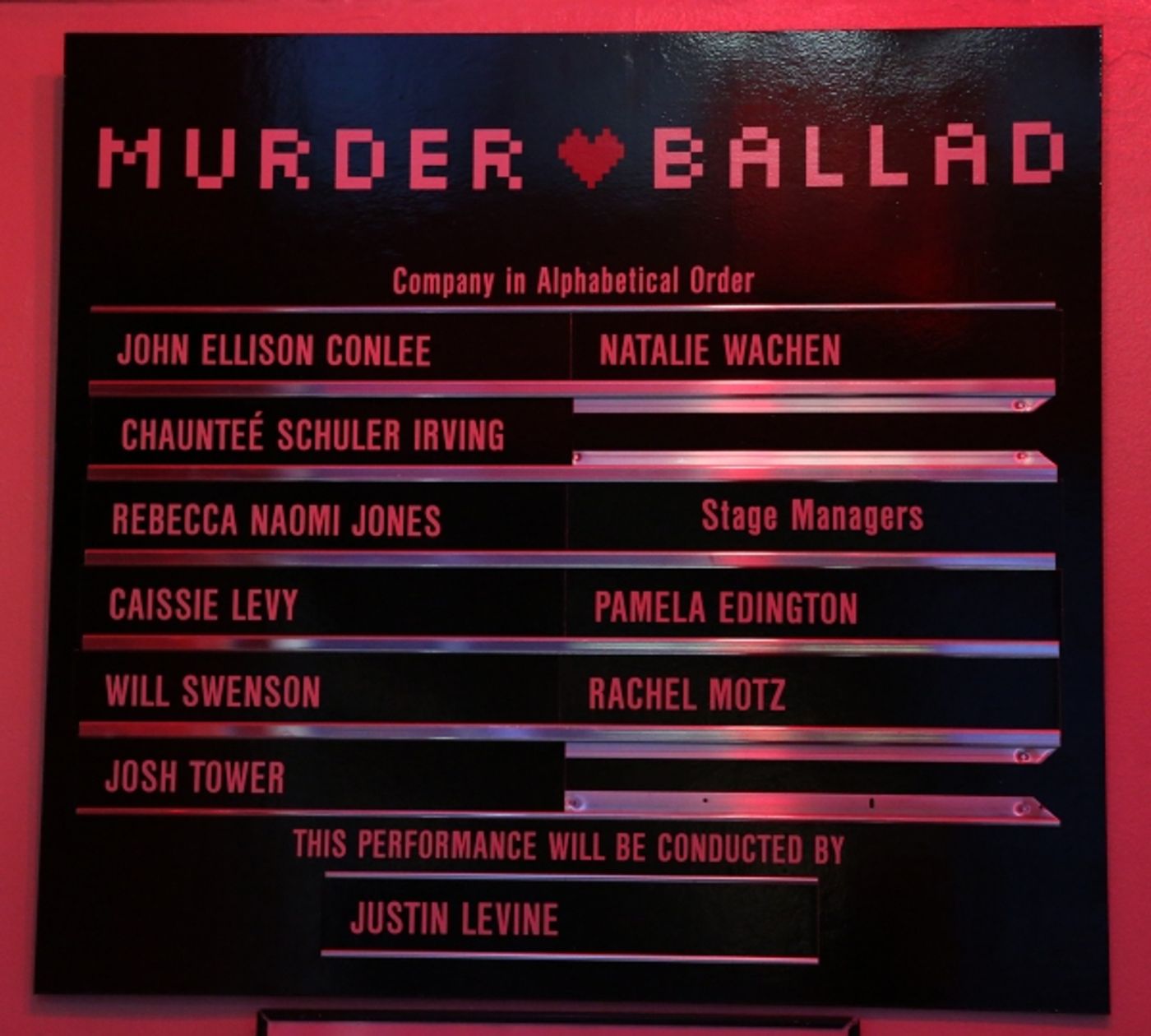 Photo Coverage: MURDER BALLAD Opens at Union Square Theatre With Will Swenson, Caissie Levy and More - Curtain Call! Image
