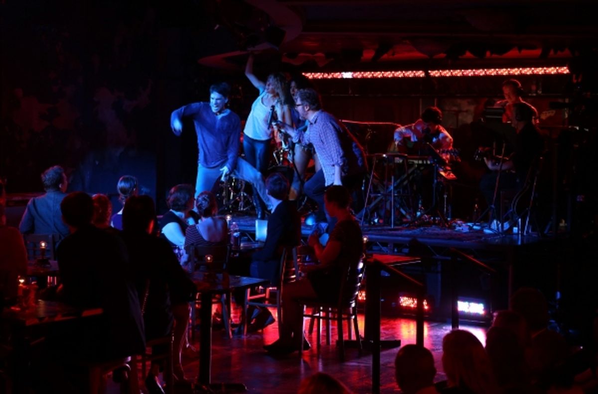 Will Swenson, Caissie Levy, Rebecca Naomi Jones & John Ellison Conlee at 