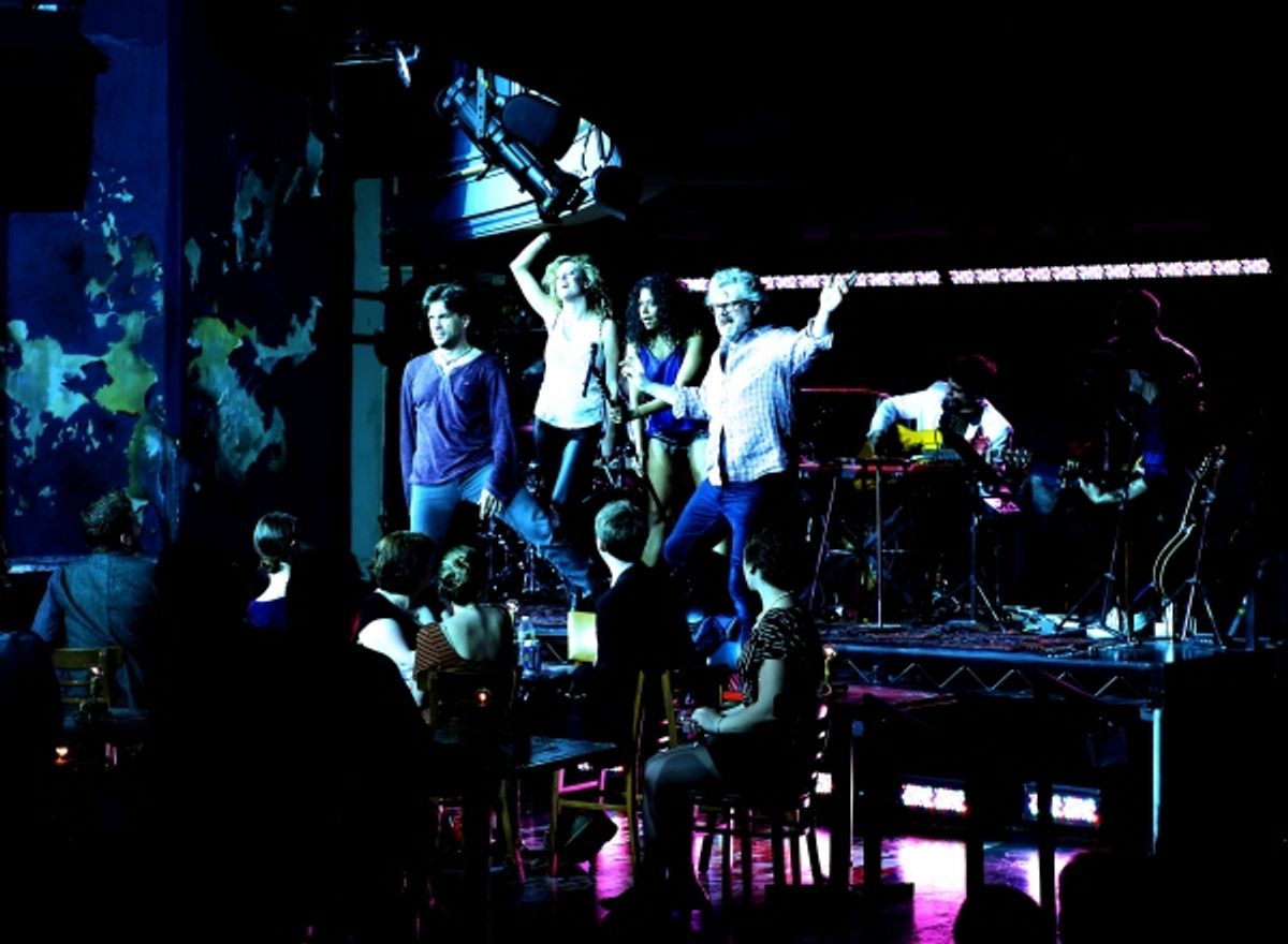 Will Swenson, Caissie Levy, Rebecca Naomi Jones & John Ellison Conlee at 