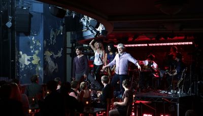 Will Swenson, Caissie Levy, Rebecca Naomi Jones & John Ellison Conlee Photo