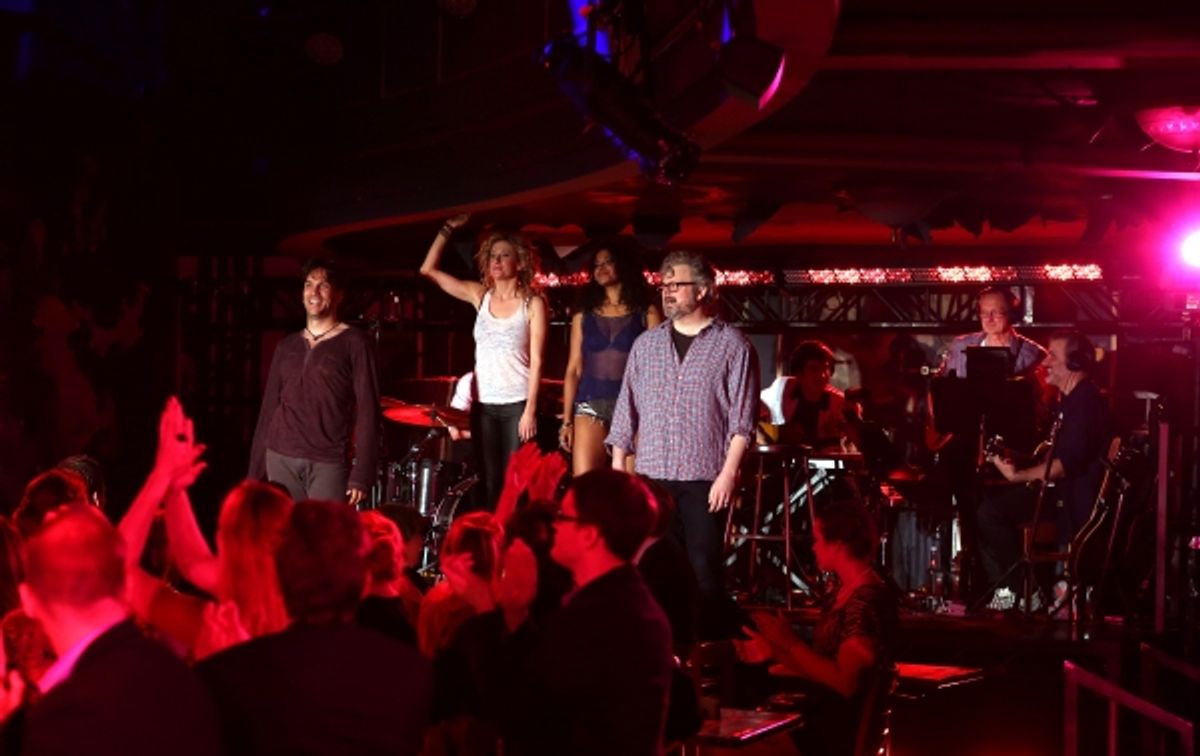 Will Swenson, Caissie Levy, Rebecca Naomi Jones & John Ellison Conlee at 