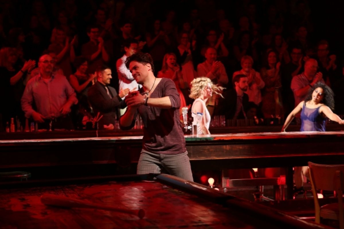 Will Swenson, Caissie Levy, Rebecca Naomi Jones at 