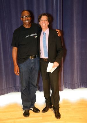 ictor Burks, NJPAC and Jonathan Brielle, VP Johnny Mercer Foundation Photo