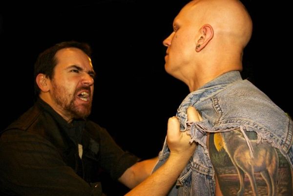Carlo Lorenzo Garcia as Richard, Jude Roche as Buckingham Photo