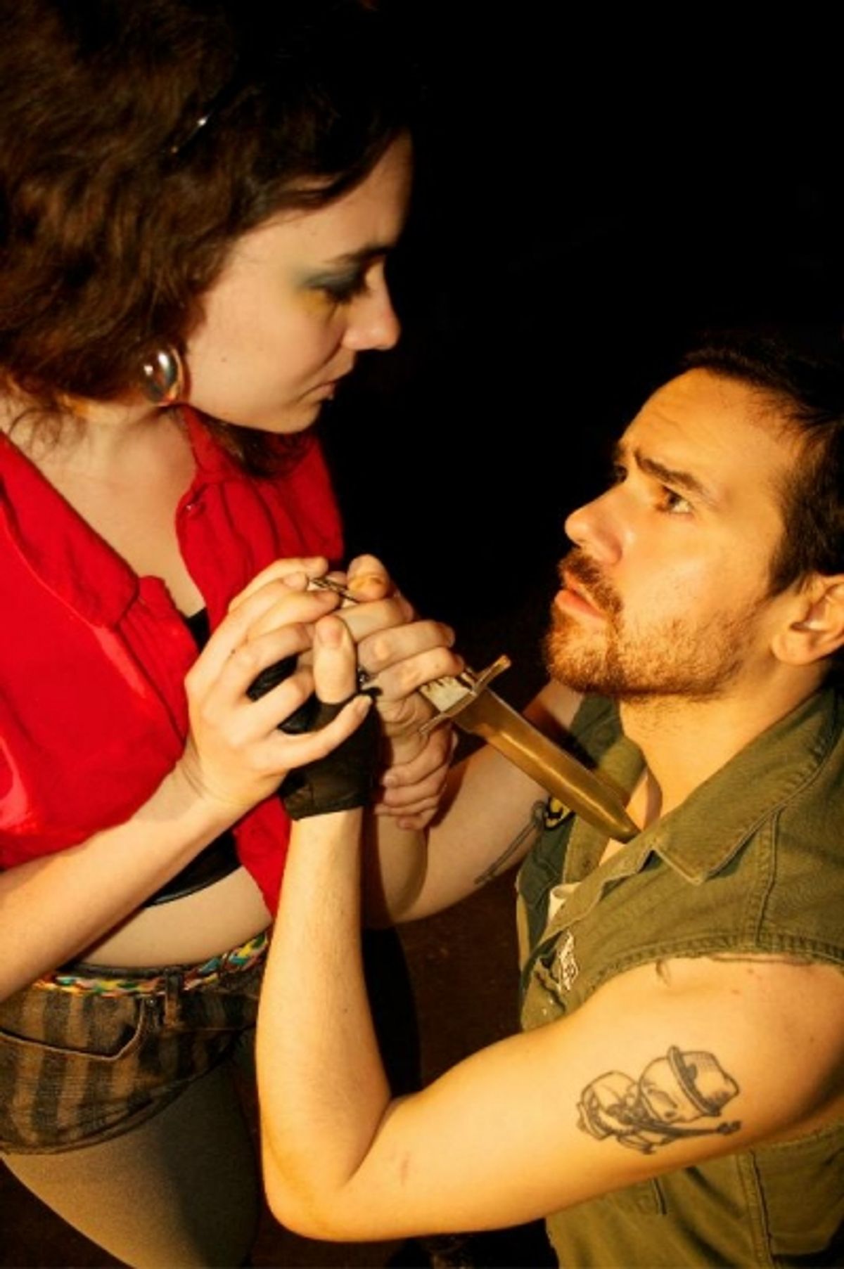 Hilary Williams as Anne, Carlo Lorenzo Garcia as Richard at 