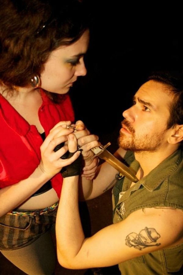 Hilary Williams as Anne, Carlo Lorenzo Garcia as Richard Photo