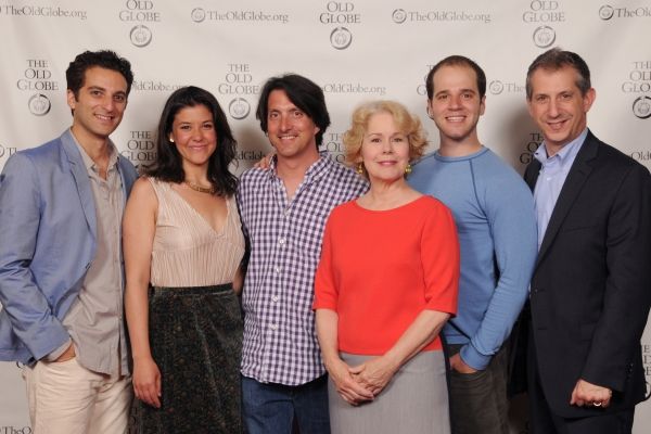 Old Globe Artistic Director Barry Edelstein (far right) with director Hal Brooks (cen Photo