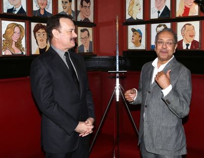 Tom Hanks with director George C. Wolfe  Photo