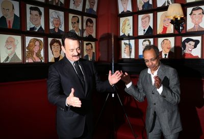 Tom Hanks with director George C. Wolfe  Photo