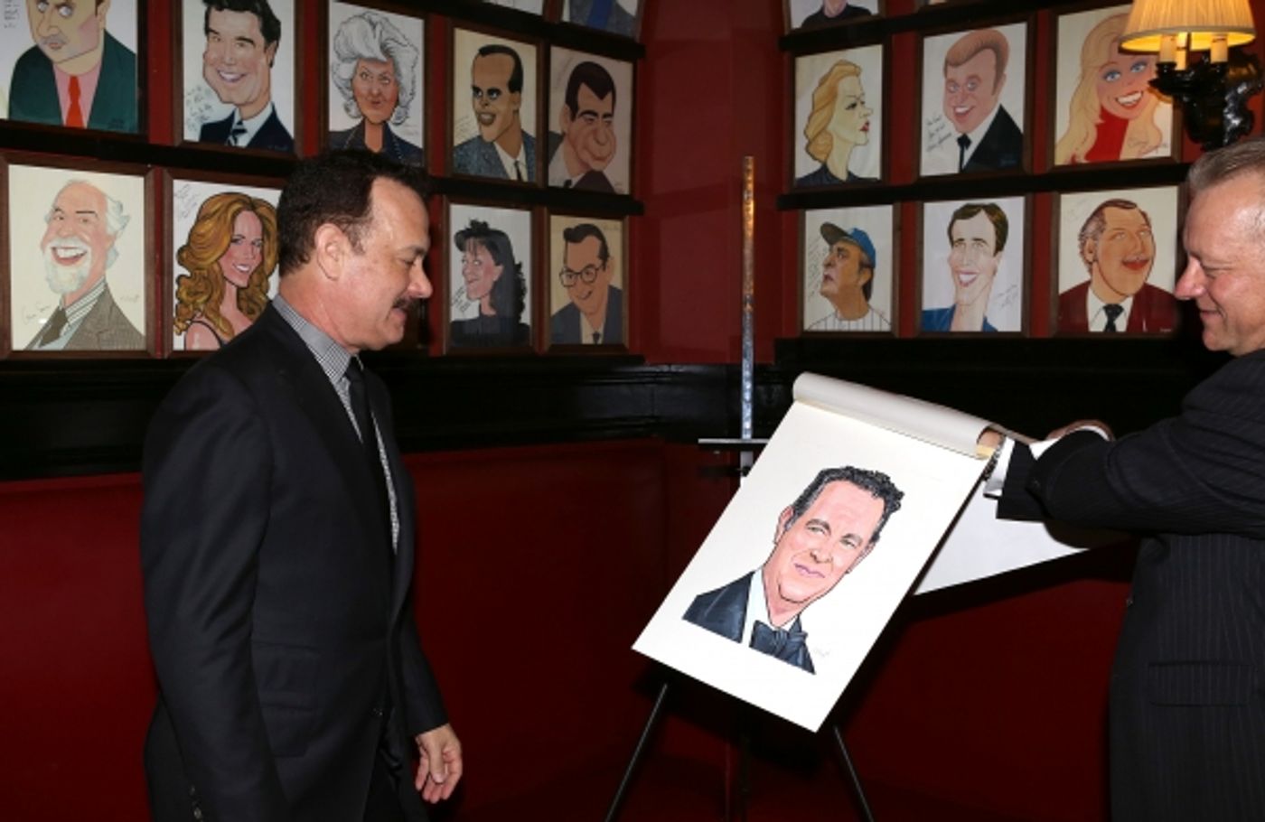 Photo Coverage: Sardi's Unveils Caricature of LUCKY GUY's Tom Hanks! Image