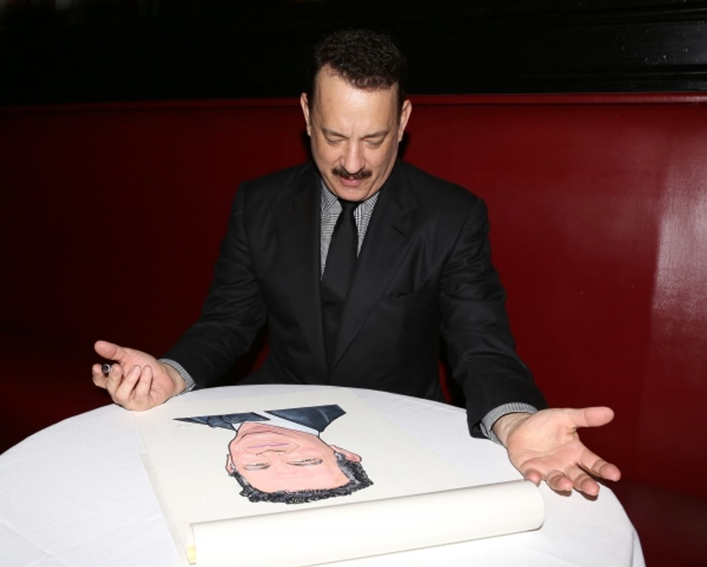 Photo Coverage: Sardi's Unveils Caricature of LUCKY GUY's Tom Hanks! Image