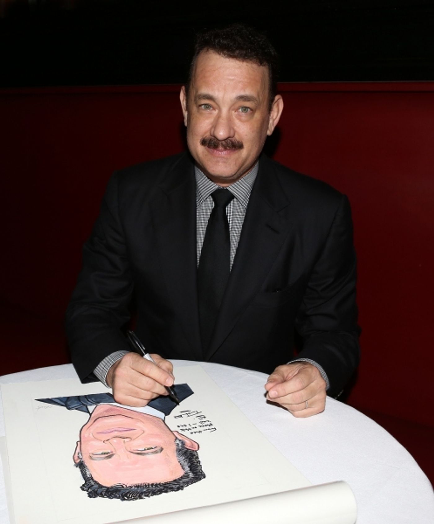 Photo Coverage: Sardi's Unveils Caricature of LUCKY GUY's Tom Hanks! Image
