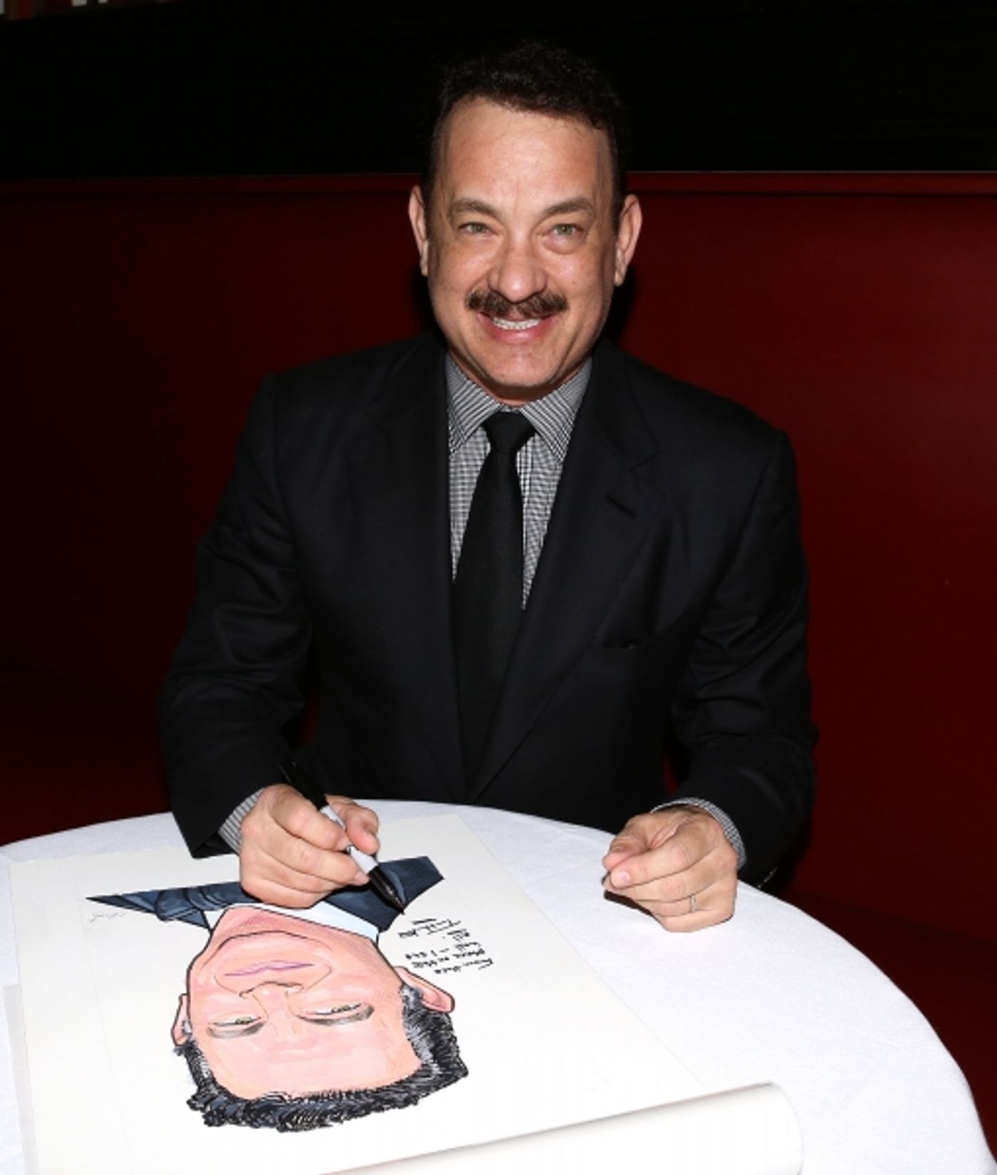 Photo Coverage: Sardi's Unveils Caricature of LUCKY GUY's Tom Hanks! Image