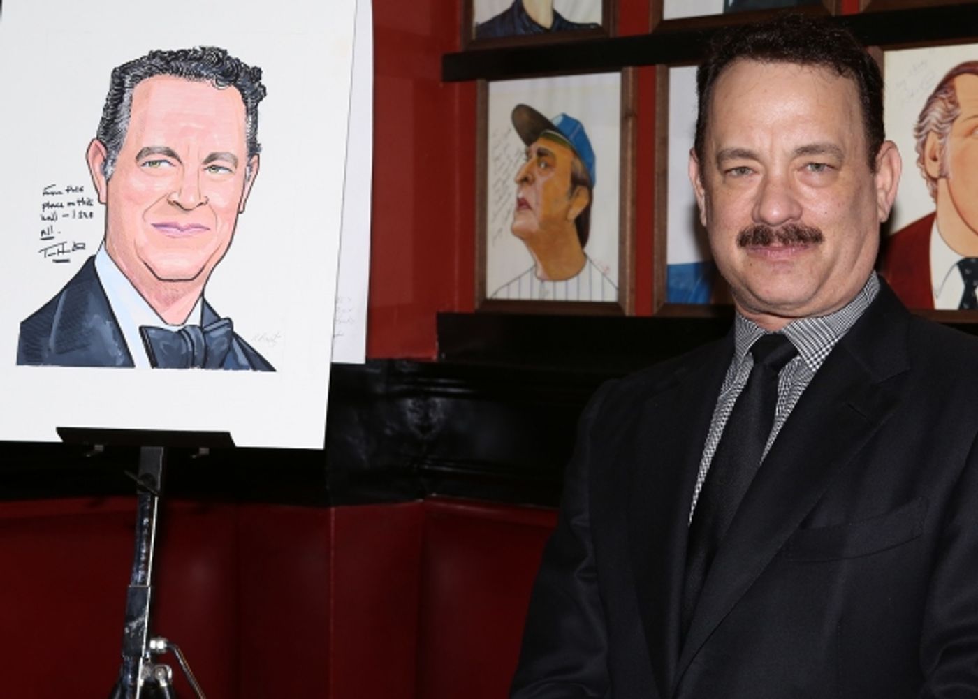 Photo Coverage: Sardi's Unveils Caricature of LUCKY GUY's Tom Hanks! Image