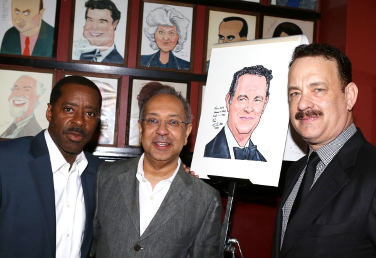 Tom Hanks with Courtney B. Vance & George C. Wolfe  at 