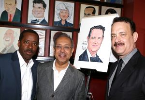 Tom Hanks with Courtney B. Vance & George C. Wolfe @ BroadwayWorld Tom Hanks with Courtney B. Vance & George C. Wolfe Photo