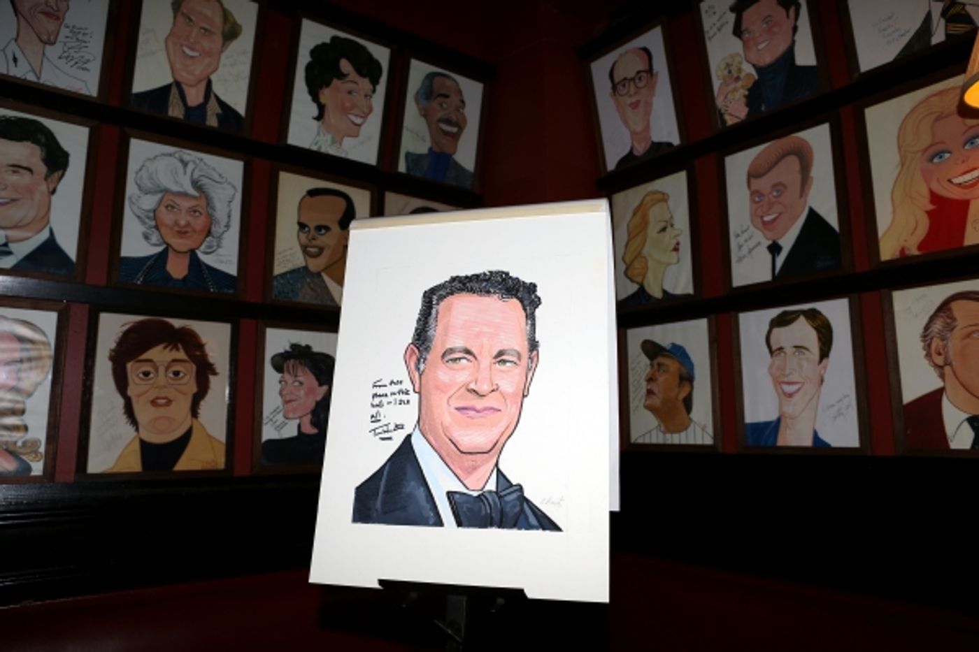 Photo Coverage: Sardi's Unveils Caricature of LUCKY GUY's Tom Hanks! Image
