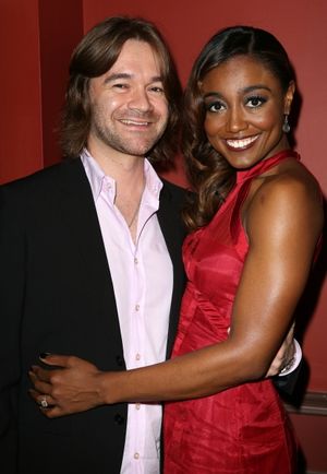 Patina Miller with boyfriend David Mars @ BroadwayWorld Patina Miller with boyfriend David Mars Photo
