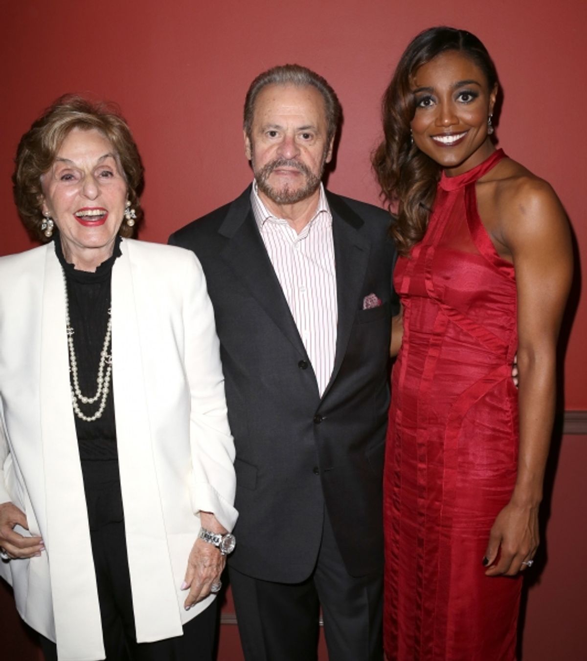 Fran Weissler, Barry Weissler & Patina Miller  at 