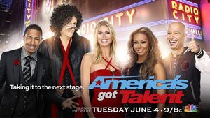 Nick Cannon, Howard Stern, Heidi Klum, Mel B, Howie Mandel
 Photo