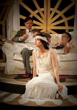 Sid Phoenix and Imogen Daines with Matilda Sturridge in the foreground Photo