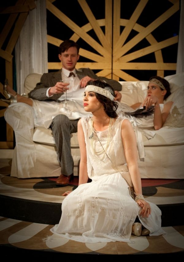Sid Phoenix and Imogen Daines with Matilda Sturridge in the foreground Photo